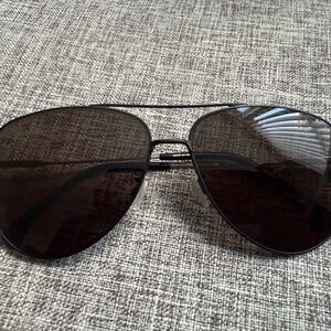 Hugo Boss Matte Black Gold 63mm Aviators